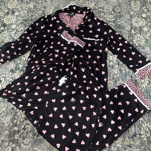 Heart Patterned Vera Wang Pajamas